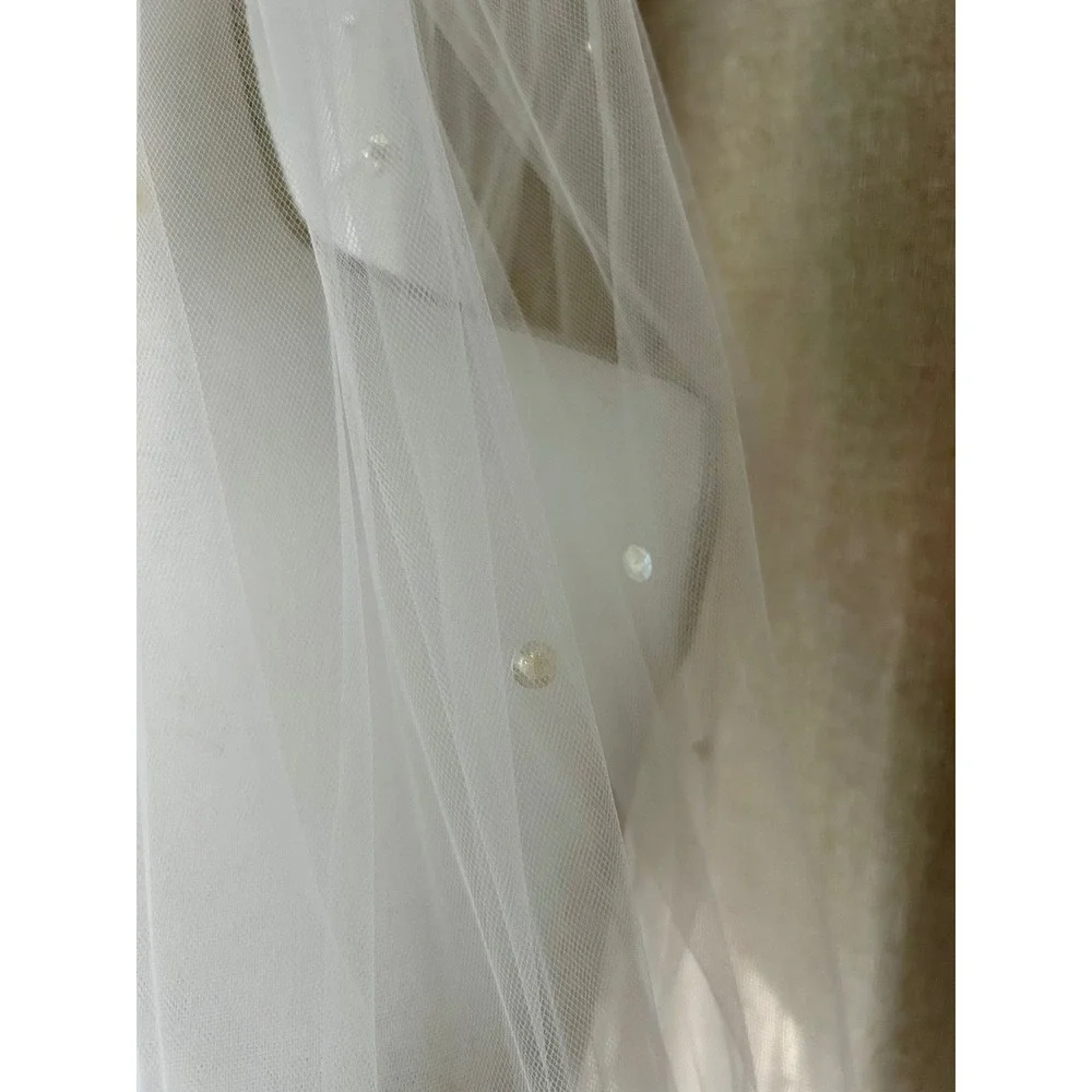 Vintage Cathedral Pearl Veil 131